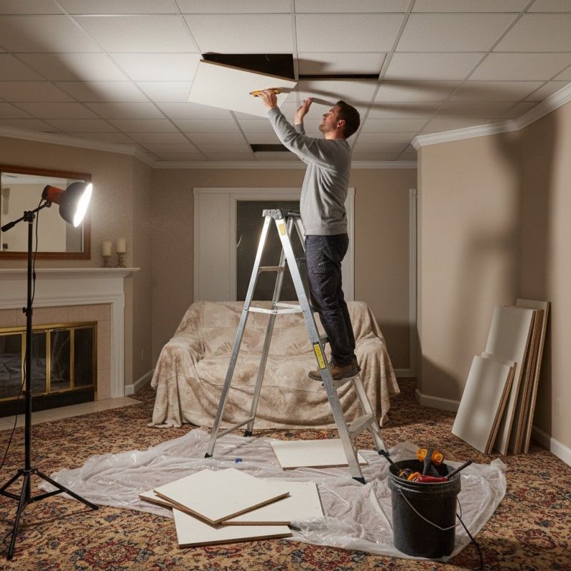 Ceiling Trim Repair