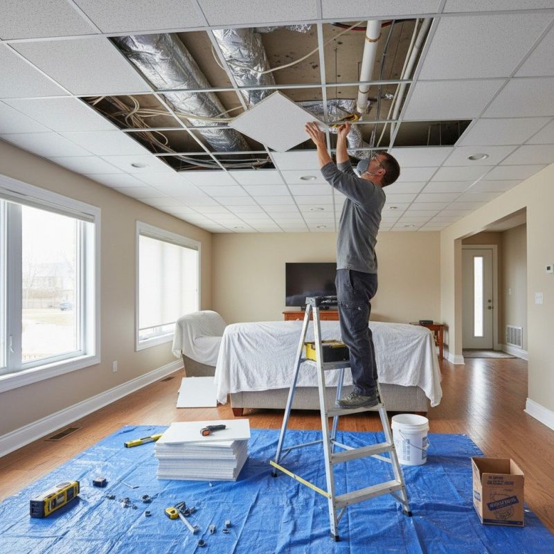Ceiling Trim Repair